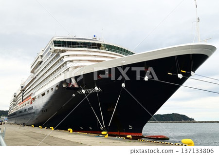 Cruise ship Westerdam waiting to depart Cruise ship Westerdam waiting to depart 137133806