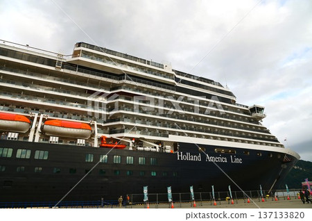 Cruise ship Westerdam waiting to depart Cruise ship Westerdam waiting to depart 137133820