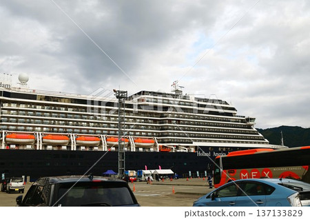 Cruise ship Westerdam waiting to depart 137133829