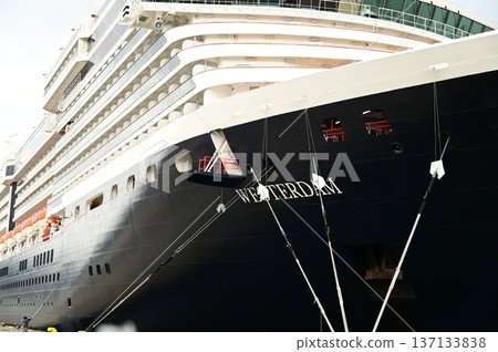 Cruise ship Westerdam waiting to depart 137133838
