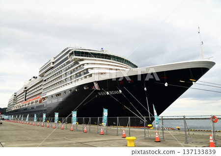 Cruise ship Westerdam waiting to depart 137133839