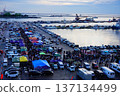 Scene from the Tatehana Wharf Morning Market in Hachinohe City, Aomori Prefecture 137134499