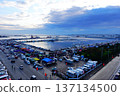 Scene from the Tatehana Wharf Morning Market in Hachinohe City, Aomori Prefecture 137134500