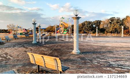 Yoneyama Park with its spacious playground equipment Yoneyama Park with its spacious playground equipment 137134669