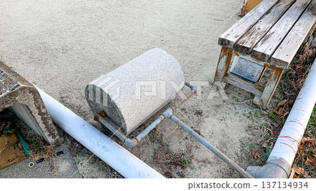 A spacious gateball court 137134934