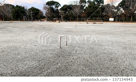 A spacious gateball court A spacious gateball court 137134943