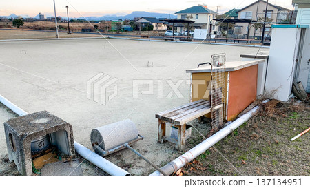 A spacious gateball court A spacious gateball court 137134951