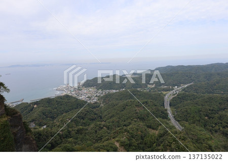 從鋸山展望台看到的東京灣 [千葉縣] 137135022
