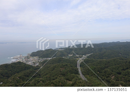 從鋸山展望台看到的東京灣 [千葉縣] 137135051