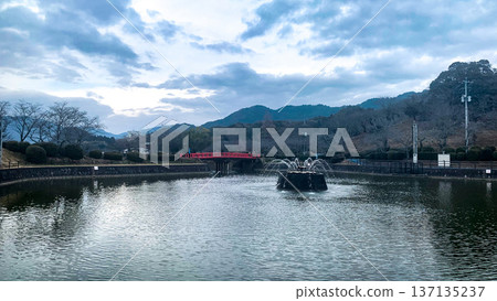 天城公園的池塘與噴泉 137135237