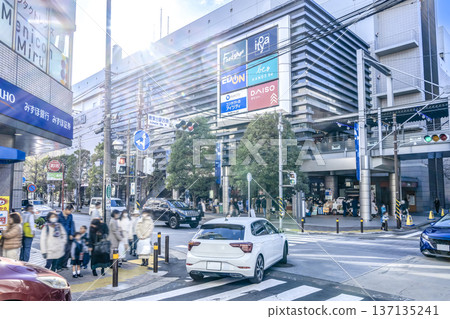 Urban landscape of Aobada Ward, Yokohama City Aobadai Station Aobadai Tokyu Square 137135241