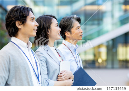 Three business images Three business images 137135639