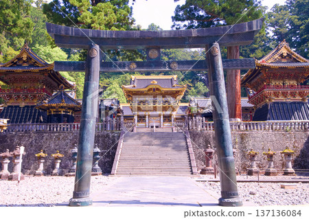 從發電點看到的日光市日光東照宮陽明門 137136084