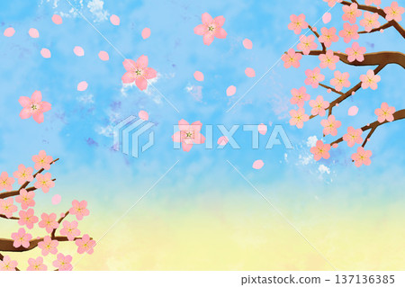 櫻花模板 137136385