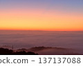 A sea of clouds spreading across the Hitachi Plateau from Sannozan Observatory (tower) 137137088
