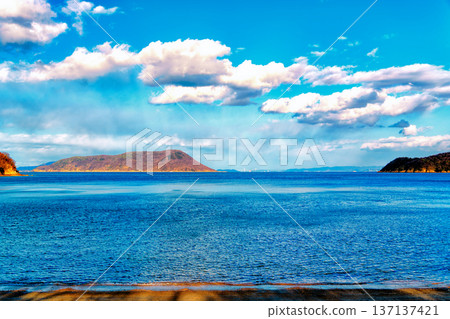 從淡島眺望瀨戶大橋 137137421