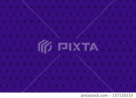 Purple hemp leaf pattern background 137138319