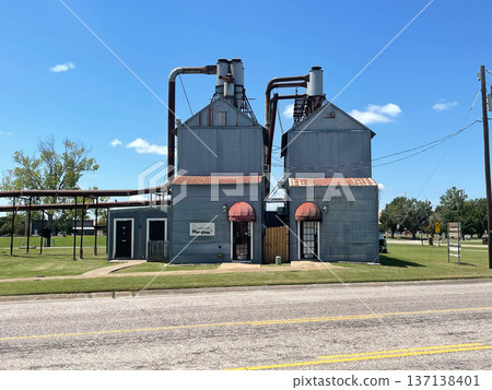Old steel sheet factory building, Texas, U.S.A. Old steel sheet factory building, Texas, U.S.A. 137138401