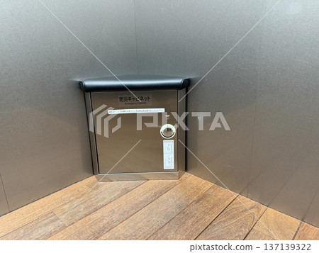 Emergency cabinet installed in the elevator Emergency cabinet installed in the elevator 137139322