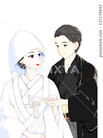 日本婚禮(無背景) 日本婚禮(無背景) 137139842