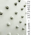 Lots of screws on the wall 137140272