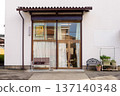 Shop Boutique Store Front with Big Window and Place for Name 137140348