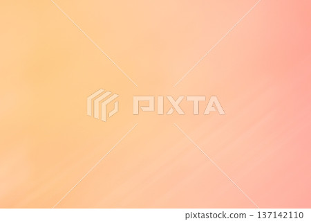 暖色調（橘色/粉紅色）柔和線條背景 137142110