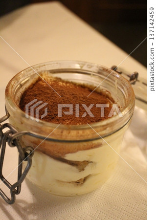 Tiramisu at a restaurant in Venice Tiramisu at a restaurant in Venice 137142459