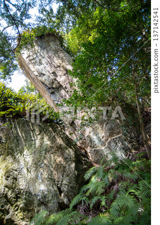 Strange rock formations at Tateiwa Shrine Strange rock formations at Tateiwa Shrine 137142541