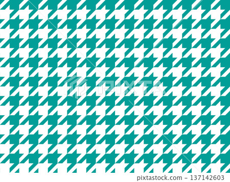 Turquoise houndstooth background Turquoise houndstooth background 137142603