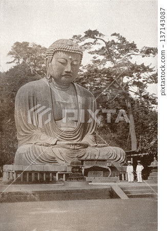 鎌倉大佛老照片，1926年 137143087