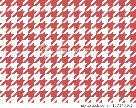 深紅色千鳥格背景 137143101