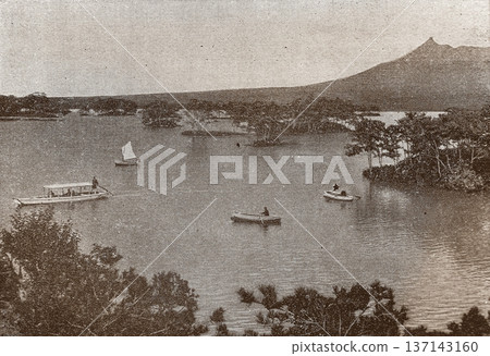 Old photo from 1926, Onuma Park on the outskirts of Hakodate Old photo from 1926, Onuma Park on the outskirts of Hakodate 137143160