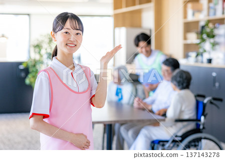 A young caregiver 137143278