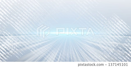 Abstract geometric white digonal lines background with blue lighting effect. Modern speed concept. Abstract geometric white digonal lines background with blue lighting effect. Modern speed concept. 137145101