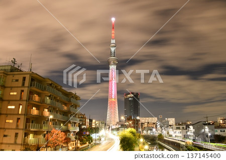東京晴空塔特別燈光秀:“裝飾樹”、“優雅樹”和“聖誕老人” 東京晴空塔特別燈光秀:“裝飾樹”、“優雅樹”和“聖誕老人” 137145400