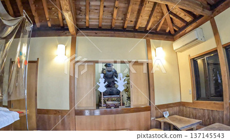 Daikokuten statue enshrined in the reception hall of Kishimojin-do Temple in Tokyo Daikokuten statue enshrined in the reception hall of Kishimojin-do Temple in Tokyo 137145543