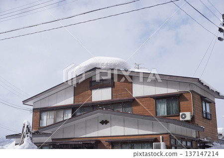 Snow on the roof 08 137147214