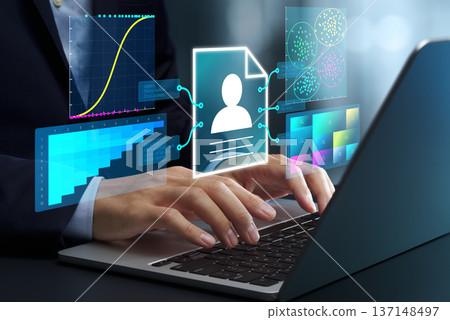 Customer profile analysis. Demographic and psychographic segmentation analysis. Notepad Customer profile analysis. Demographic and psychographic segmentation analysis. Notepad 137148497