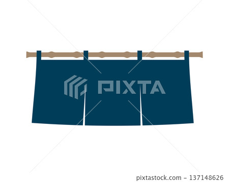 藏藍暖簾插圖 137148626