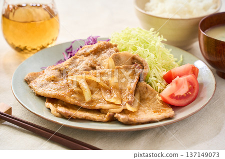 薑汁豬肉炒，家常裡肌肉 137149073