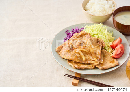 薑汁豬肉炒，家常裡肌肉 137149074
