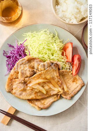薑汁豬肉炒,家常裡肌肉 薑汁豬肉炒,家常裡肌肉 137149083