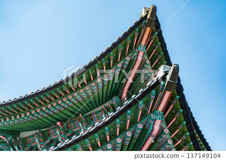 Seoul, South korea - Feb. 28, 2026 : Gwanghwamun is the main and south gate of the palace Gyeongbokgung, in Jongno District, Seoul, South Korea. Seoul, South korea - Feb. 28, 2026 : Gwanghwamun is the main and south gate of the palace Gyeongbokgung, in Jongno District, Seoul, South Korea. 137149104