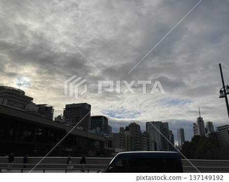 Tokyo buildings and sky 137149192