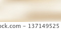 Soft cream gradient background with subtle light texture. Elegant neutral vector backdrop perfect for luxury designs, vintage cards, or modern minimalist presentations with warm beige tones. 137149525