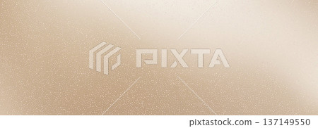 Cream gradient background with brown and light transitions. White dots and specks create coffee texture. Vector warm tan gradation. Neutral backdrop for luxury studio designs. 137149550