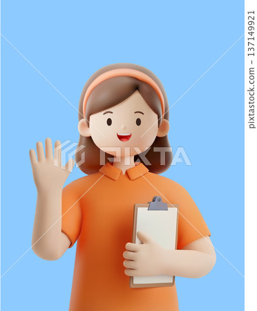 3D characters with professional occupations 3D characters with professional occupations 137149921
