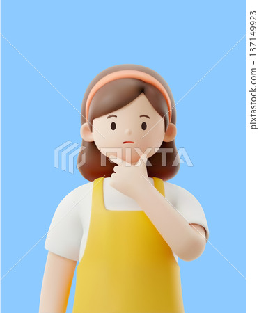 3D characters with professional occupations 3D characters with professional occupations 137149923