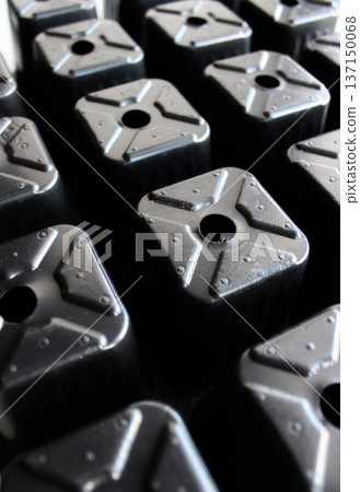 Abstract Plastic Parts With Holes Texture Background For Vertical Story Abstract Plastic Parts With Holes Texture Background For Vertical Story 137150068